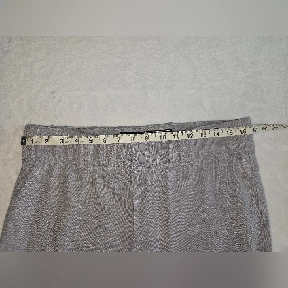 NWOT Adidas Baseball Pants, Cropped, size Large, grey.